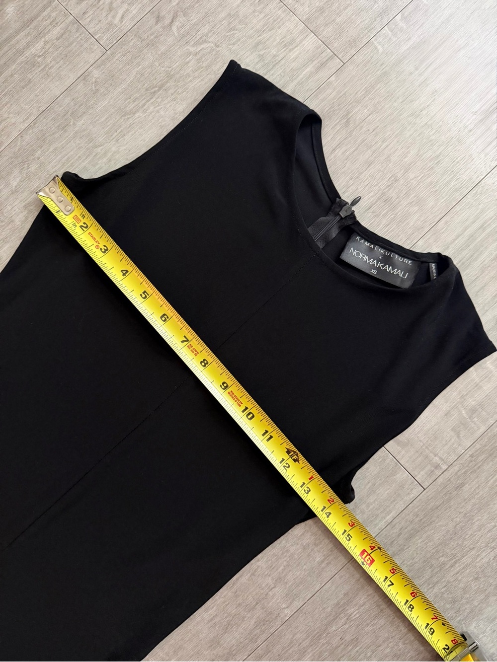 Norma Kamali Kamalikulture Black Sleeveless Wide Leg Stretch Jumpsuit Size XS - Picture 9 of 14